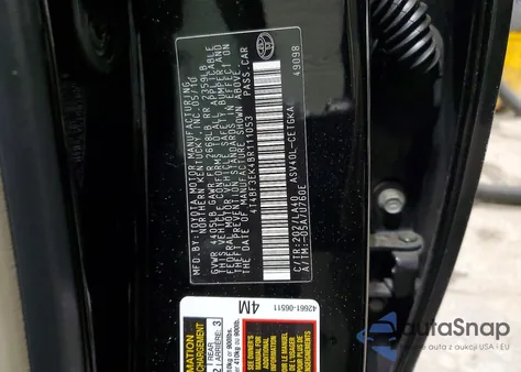 2011 Toyota Camry Base из США, поврежденный, VIN 4T4BF3EK4BR111053